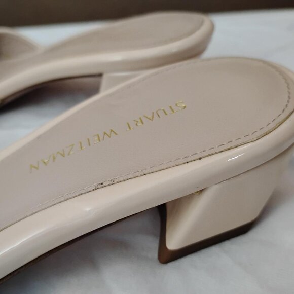 Stuart Weitzman-7- Slip on Bow Sandals - Picture 5 of 6